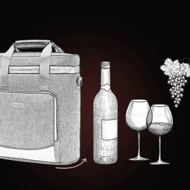 Sac Isotherme 20 Litres pour Vins et Verres